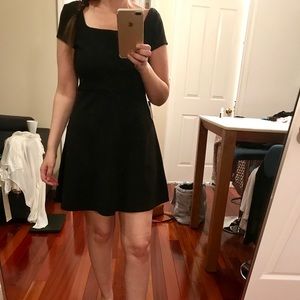 Express black cap sleeved dress new w tags